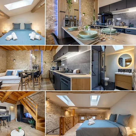 La Parenthese - Duplex Hypercentre, Lit Queen Size Apartment Castres (Tarn)