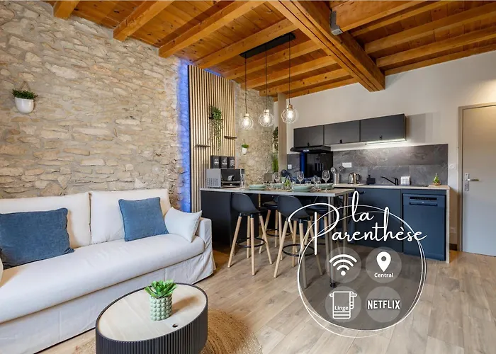 La Parenthese - Duplex Hypercentre, Lit Queen Size * Castres (Tarn)