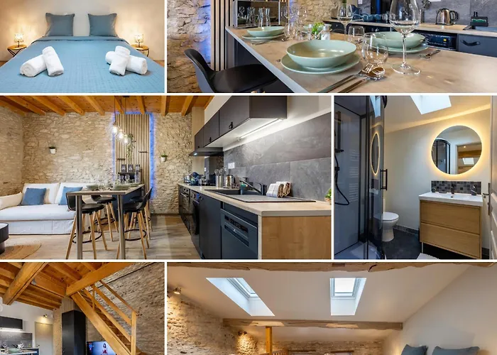 La Parenthese - Duplex Hypercentre, Lit Queen Size Apartment Castres (Tarn)