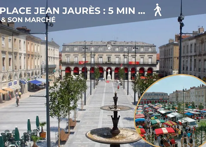 La Parenthese - Duplex Hypercentre, Lit Queen Size Castres (Tarn)